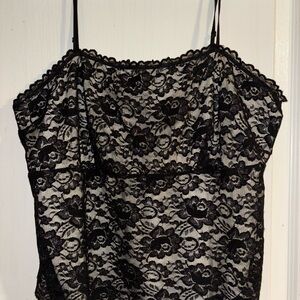 Black Lace Camisole